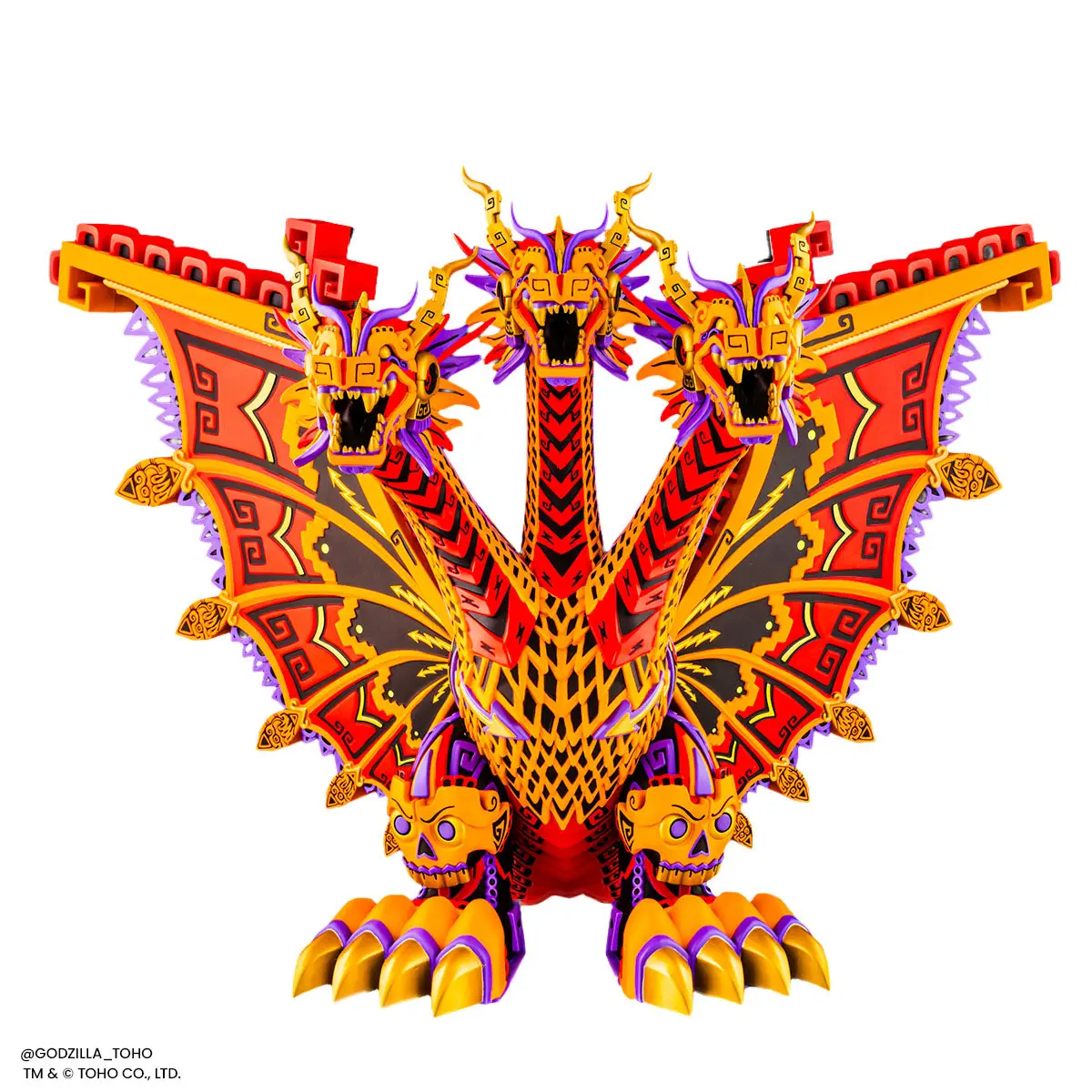 King Ghidorah - Vinyl Designer Figure By Urban Aztec - Monster Zero Variant 1