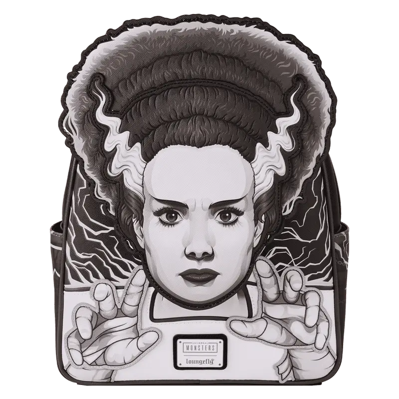 Universal Monsters Exclusive The Bride Of Frankenstein Glow Mini Backpack 1