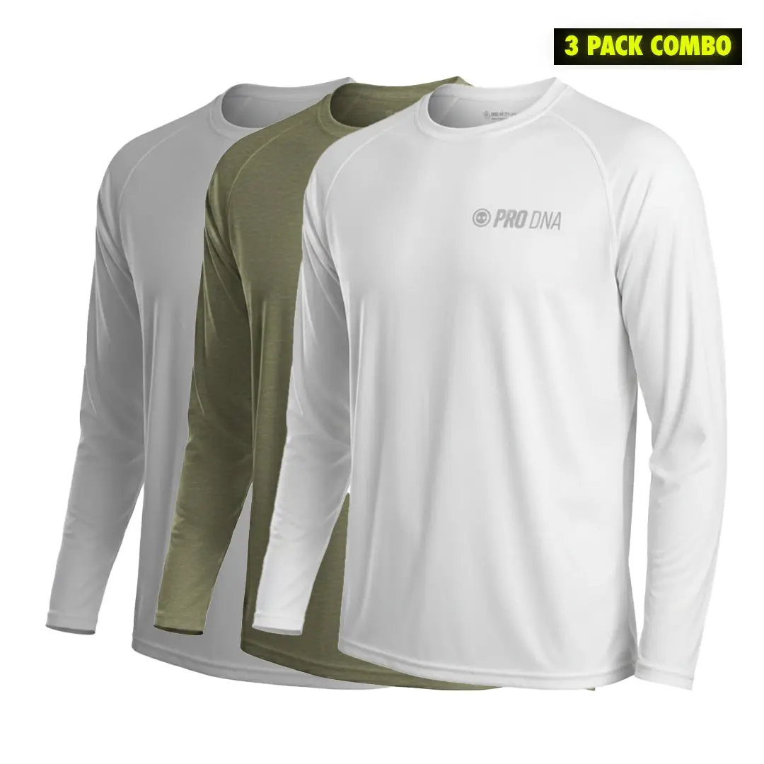 Pro Dna™ Long Sleeve Uv Shirt - 3 Pack Combo 1