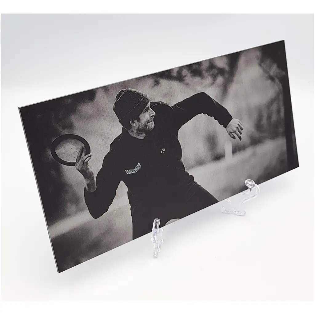 Brushed Metal 5" X 10" Player Prints 2