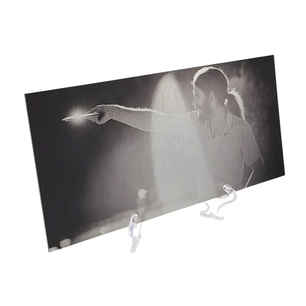 Brushed Metal 5" X 10" Player Prints 7