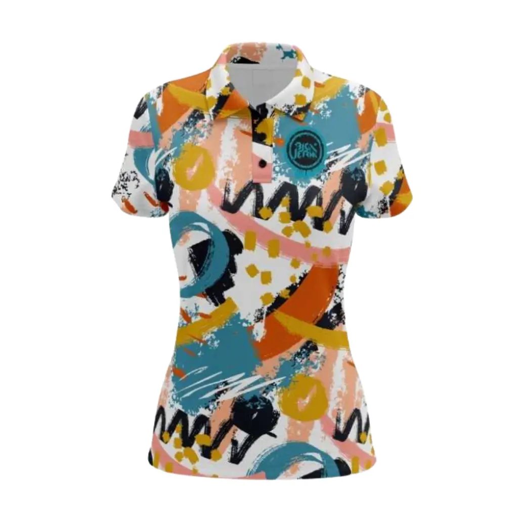 (Women's) Diameter Apparel Big Jerm Paint Strokes Polo 1