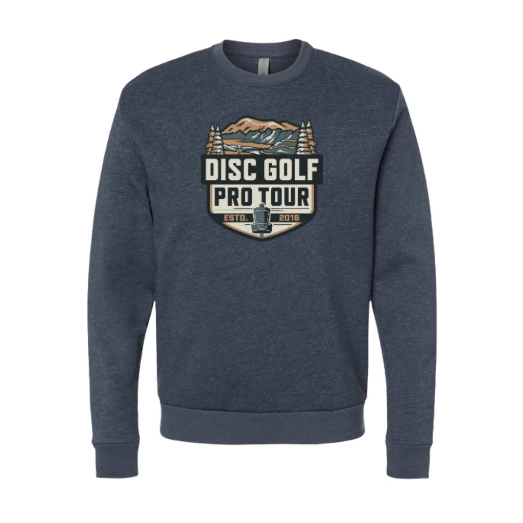 Dgpt Fall - Crew Neck Sweater - Heather Navy 1