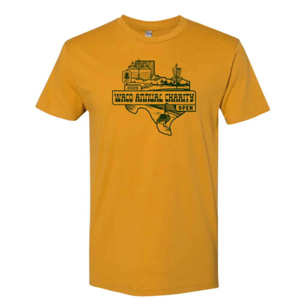 2023 Waco Annual Charity Open Shirt - Antique Gold 1