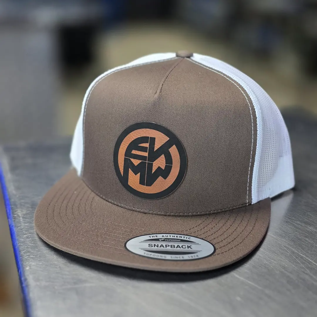 Ekstensive Ekmw Leather Patch Snapback 1