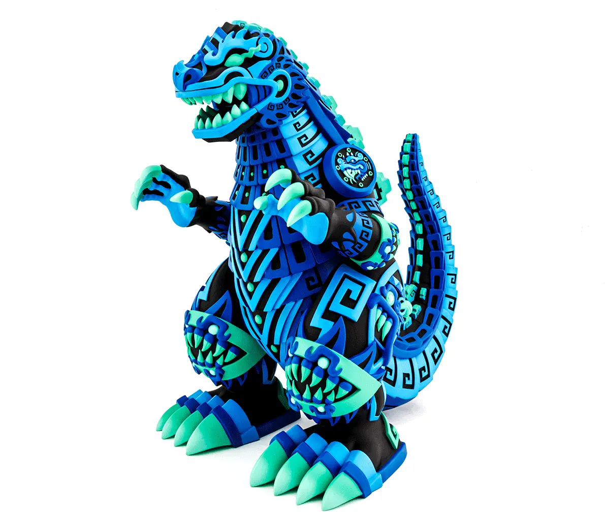 Godzilla - Vinyl Designer Figure By Urban Aztec - Heat Ray Variant Timed Edition 2