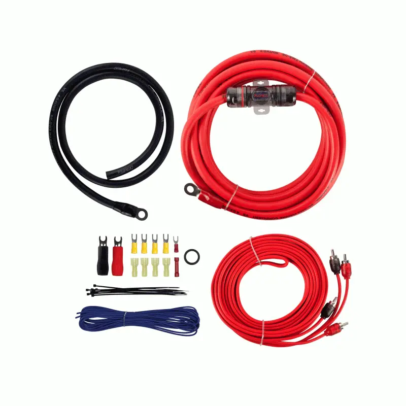 Metra V6-Rak4 4 Gauge Amp Kit, 1000W Rated 1