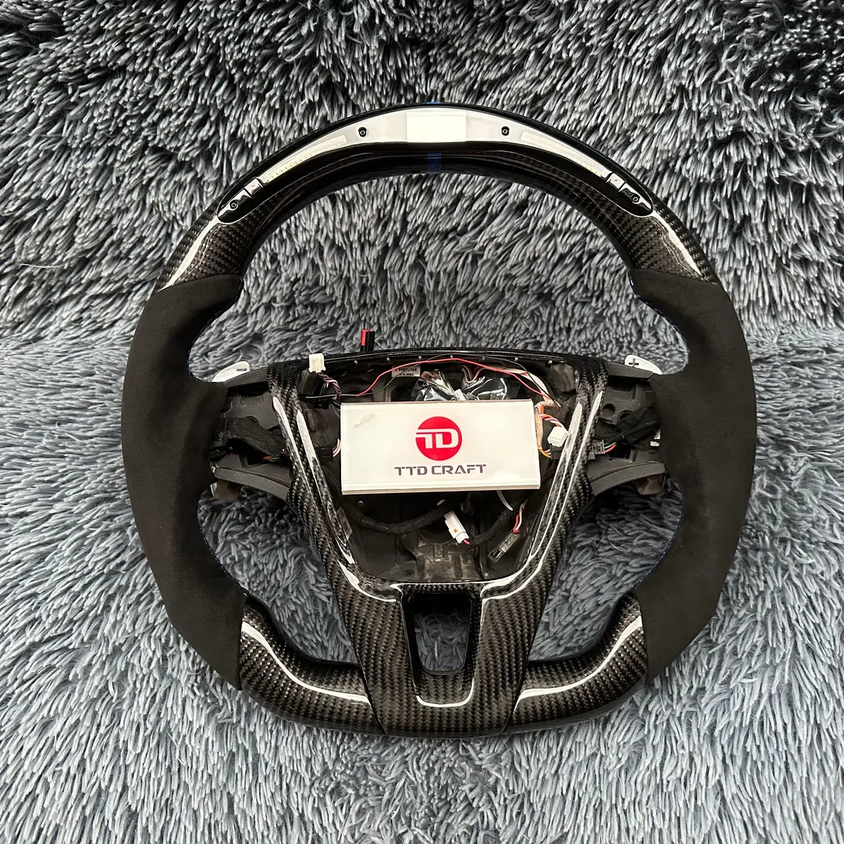 Volvo S60 2011-2018 Led Carbon Fiber Steering Wheel |Ttd Craft 1