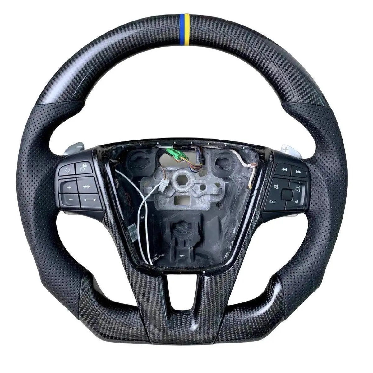 Volvo S60 2011-2018 Real Carbon Fiber Steering Wheel |Ttd Craft 1