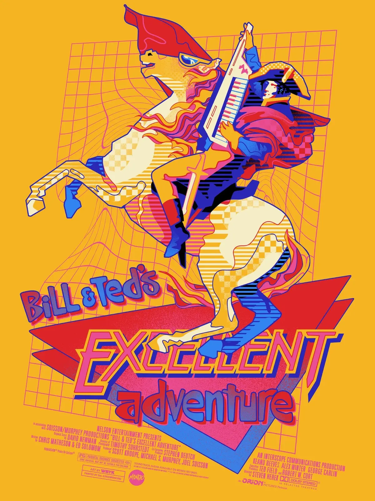Bill & Ted's Excellent Adventure Poster 1