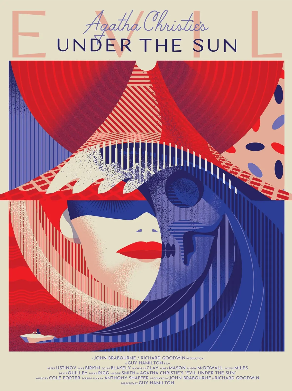 Black Dragon Press X Mondo #26: Evil Under The Sun Poster 1