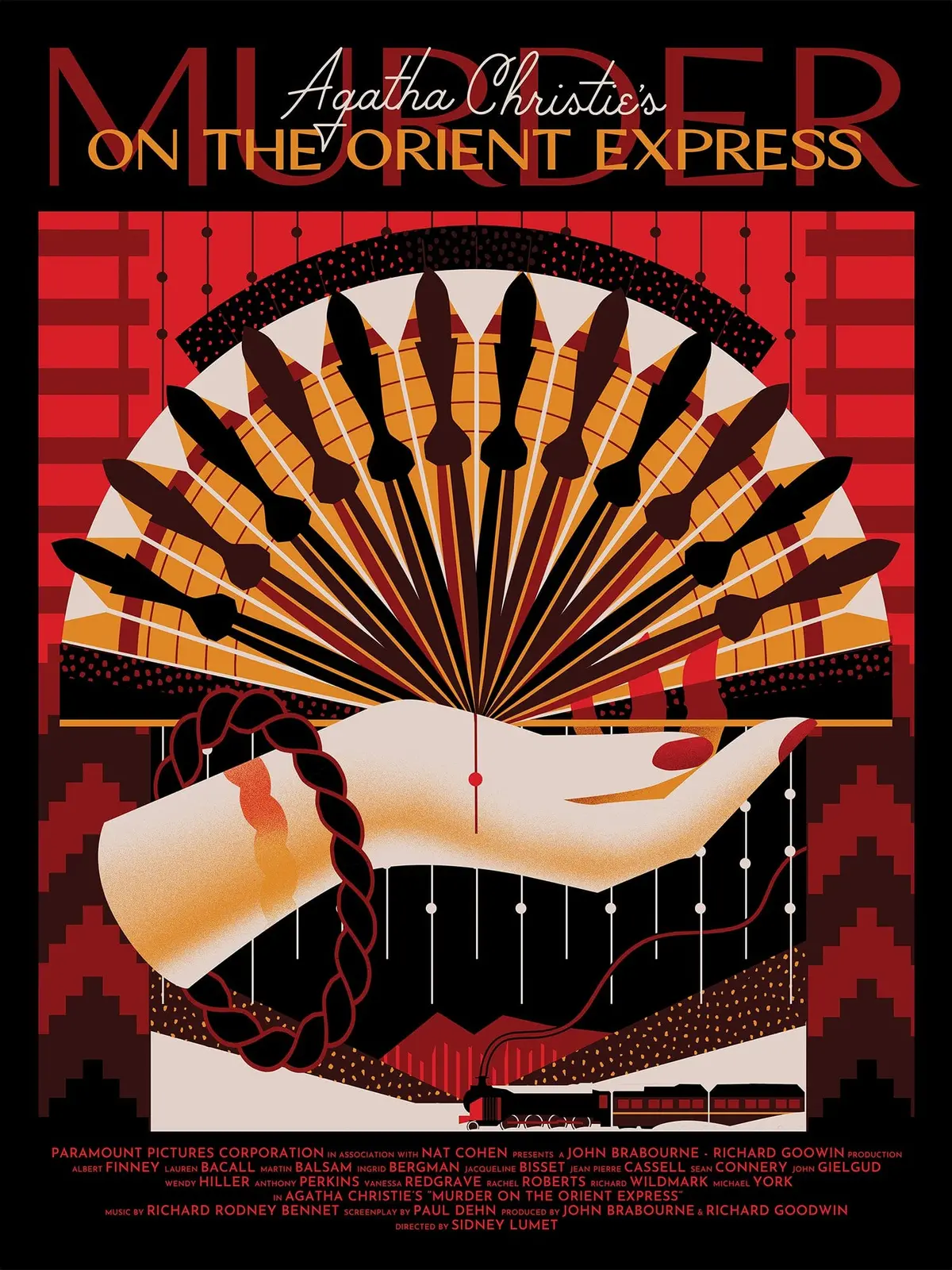 Black Dragon Press X Mondo #31: Murder On The Orient Express Poster 1