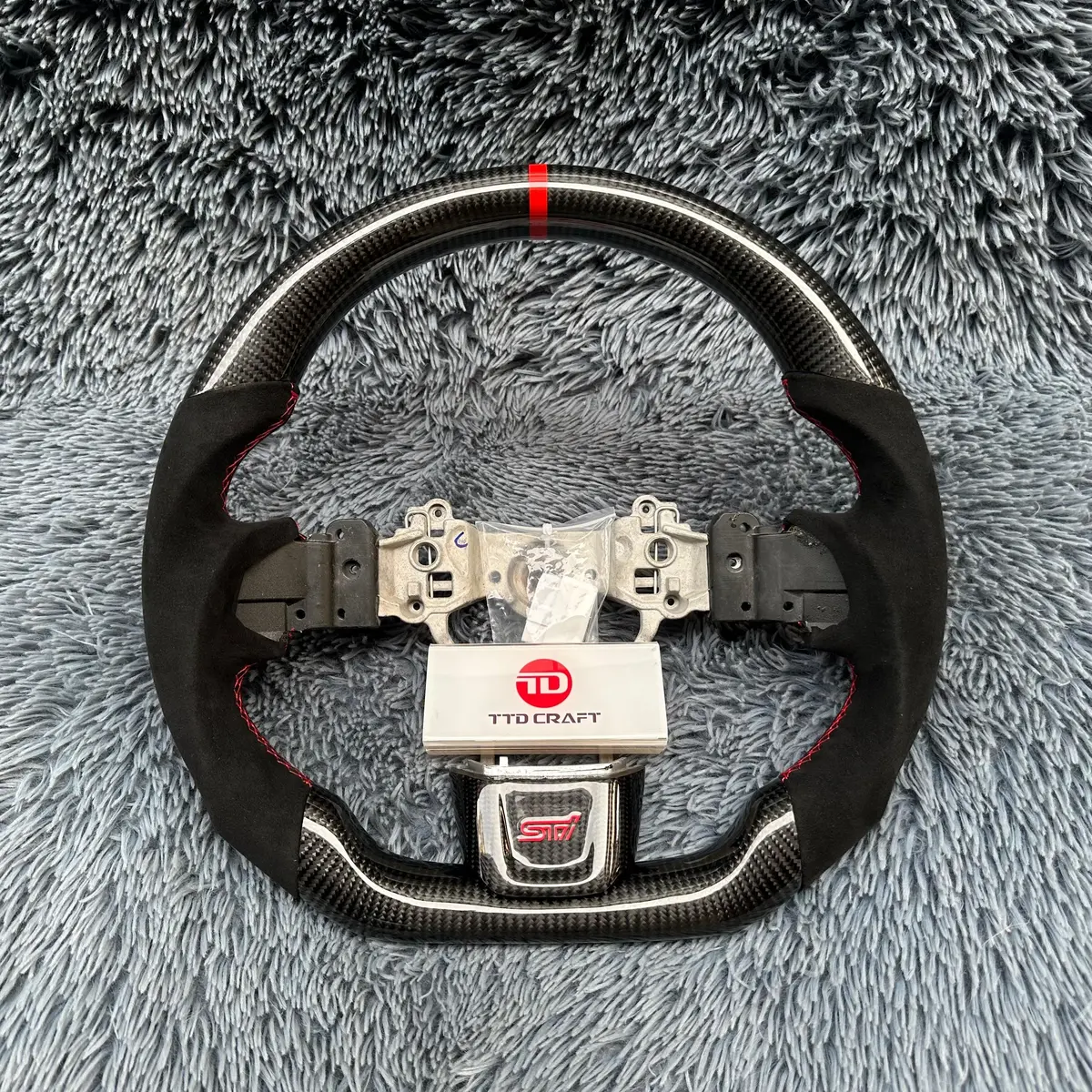 Subaru 2015-2021 Wrx / Sti Custom Carbon Fiber Steering Wheel |Ttd Craft 1