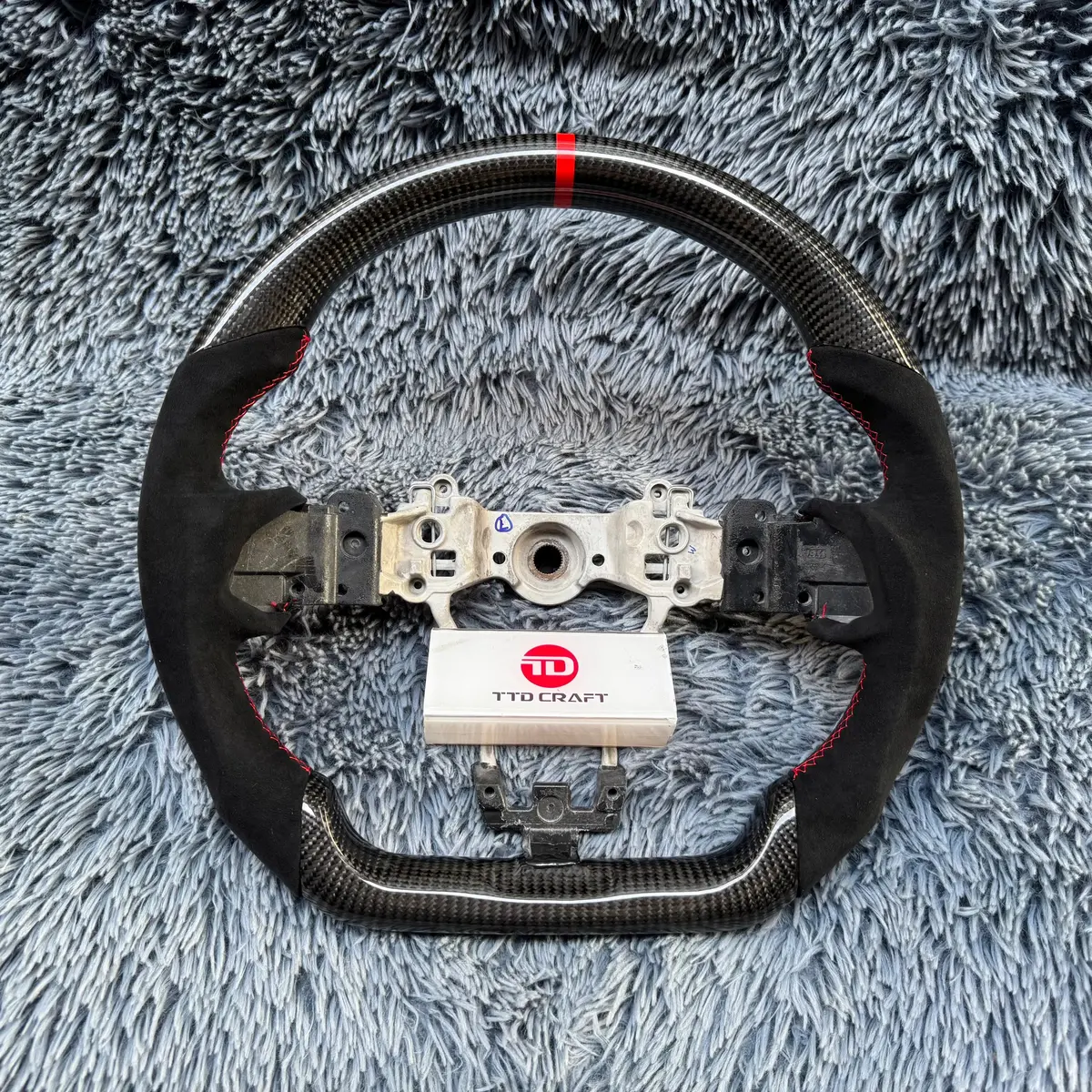 Subaru 2015-2021 Wrx / Sti Custom Carbon Fiber Steering Wheel |Ttd Craft 1