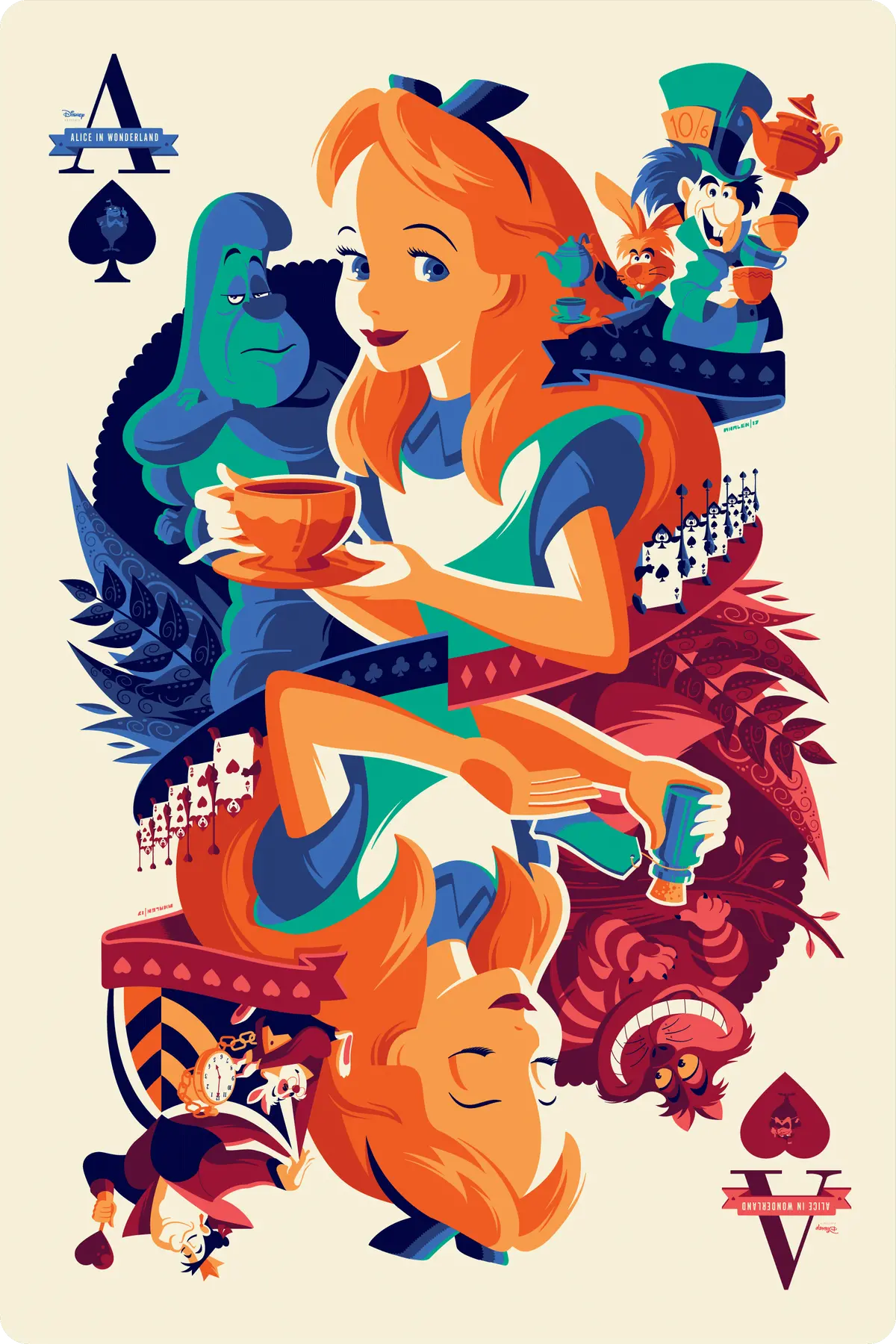 Mondo X Cyclops Print Works Print #13: Alice In Wonderland 1