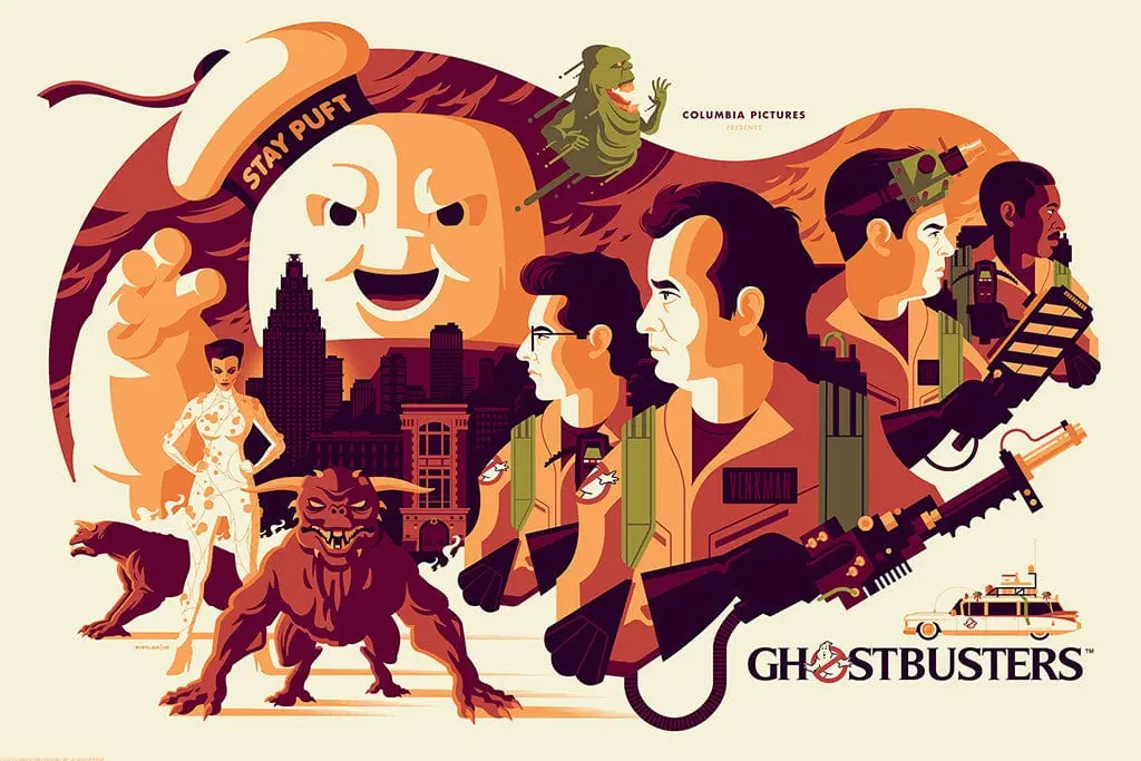Ghostbusters Poster By Tom Whalen 1
