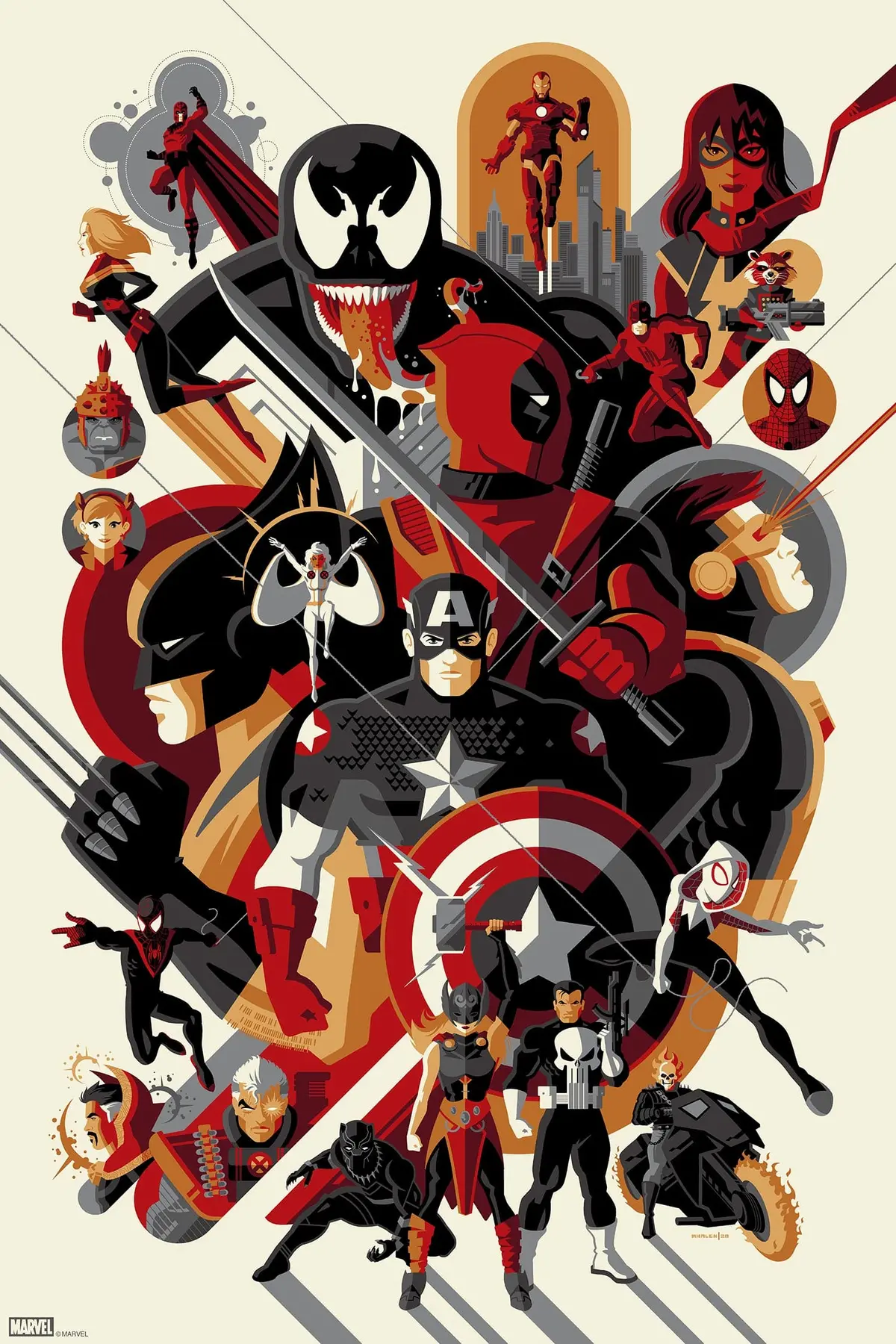 The Modern Age Of Marvel (Variant) Poster 1