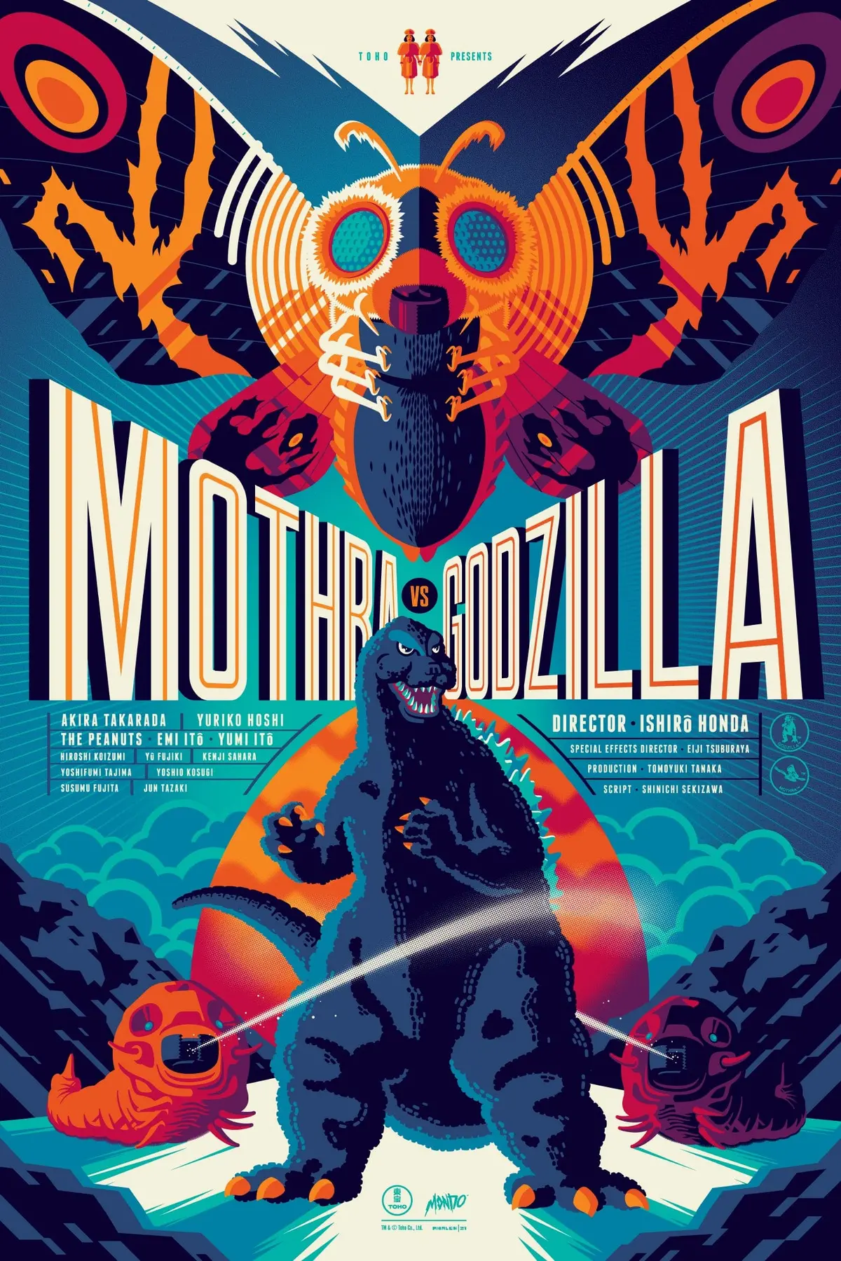 Mothra Vs. Godzilla Poster 1