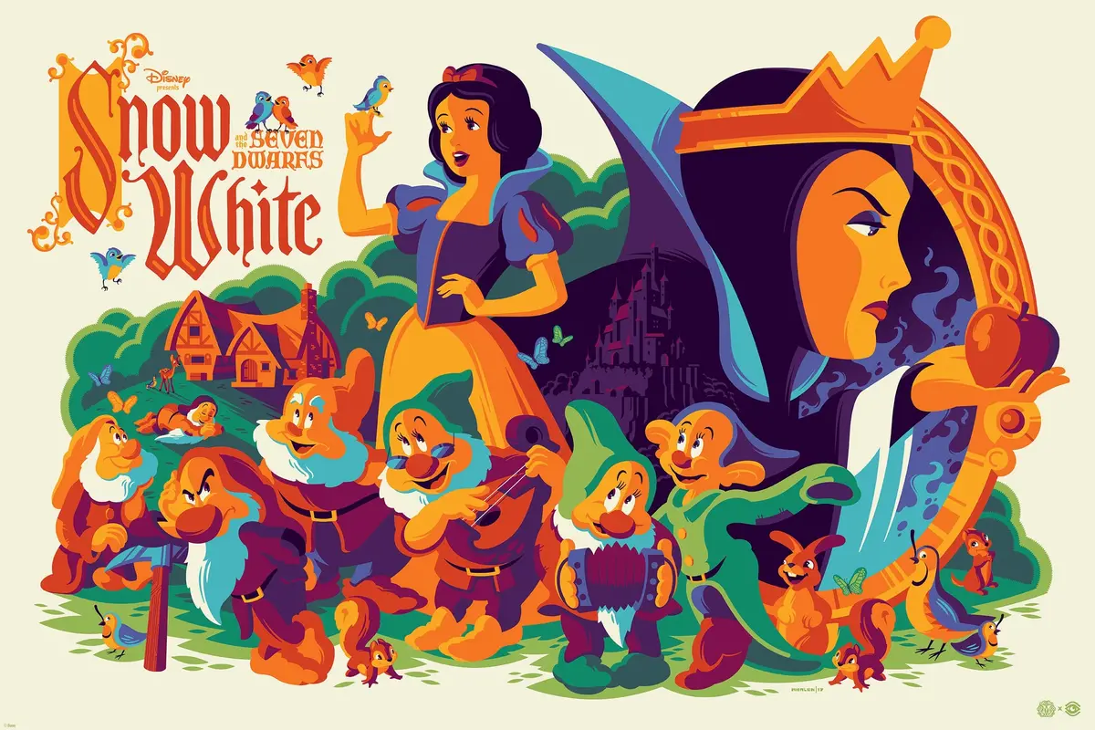 Mondo X Cyclops Print Works #38: Snow White And The Seven Dwarfs 1