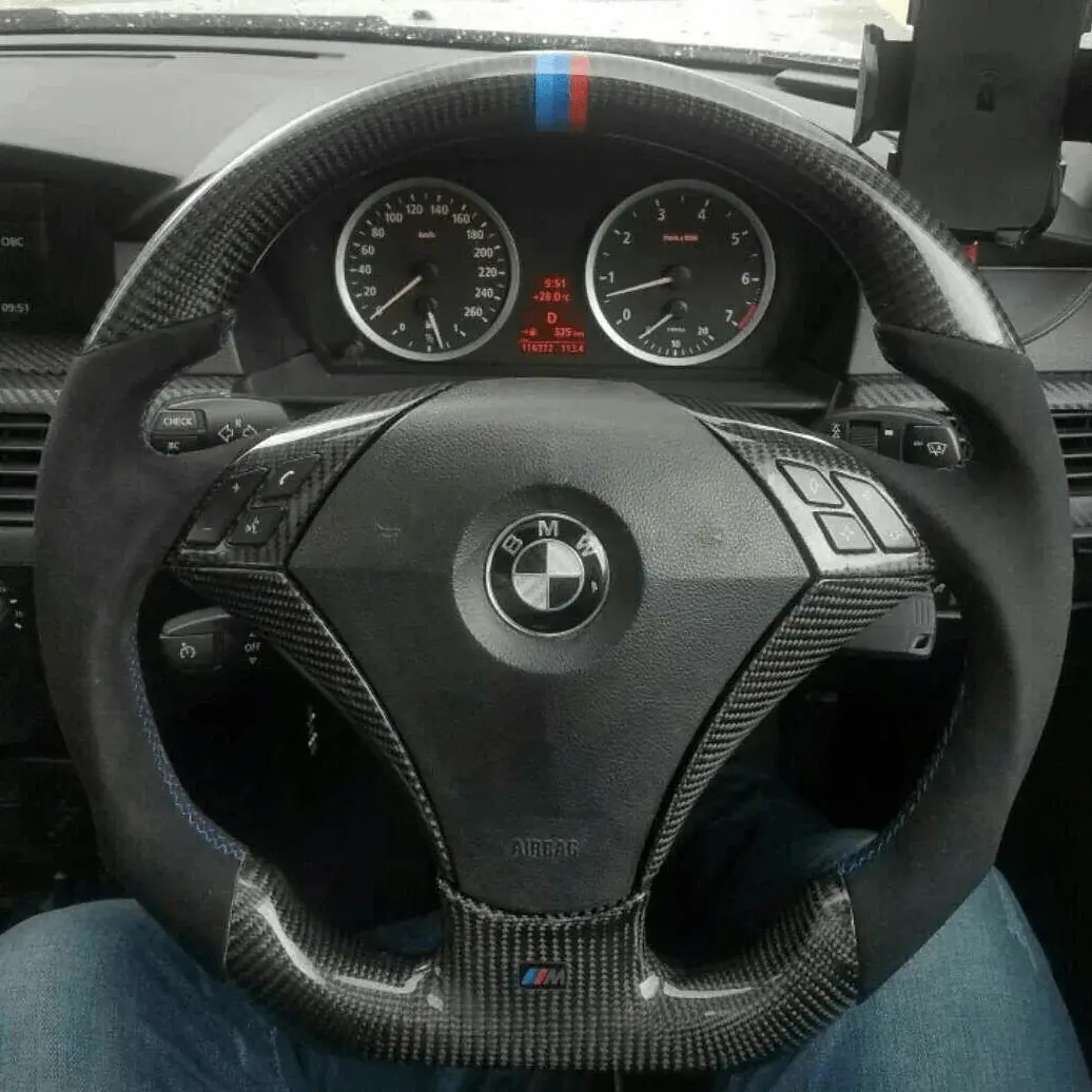 Ttd Craft Bmw 5 Series E60 E61 E65 Carbon Fiber Steering Wheel 1