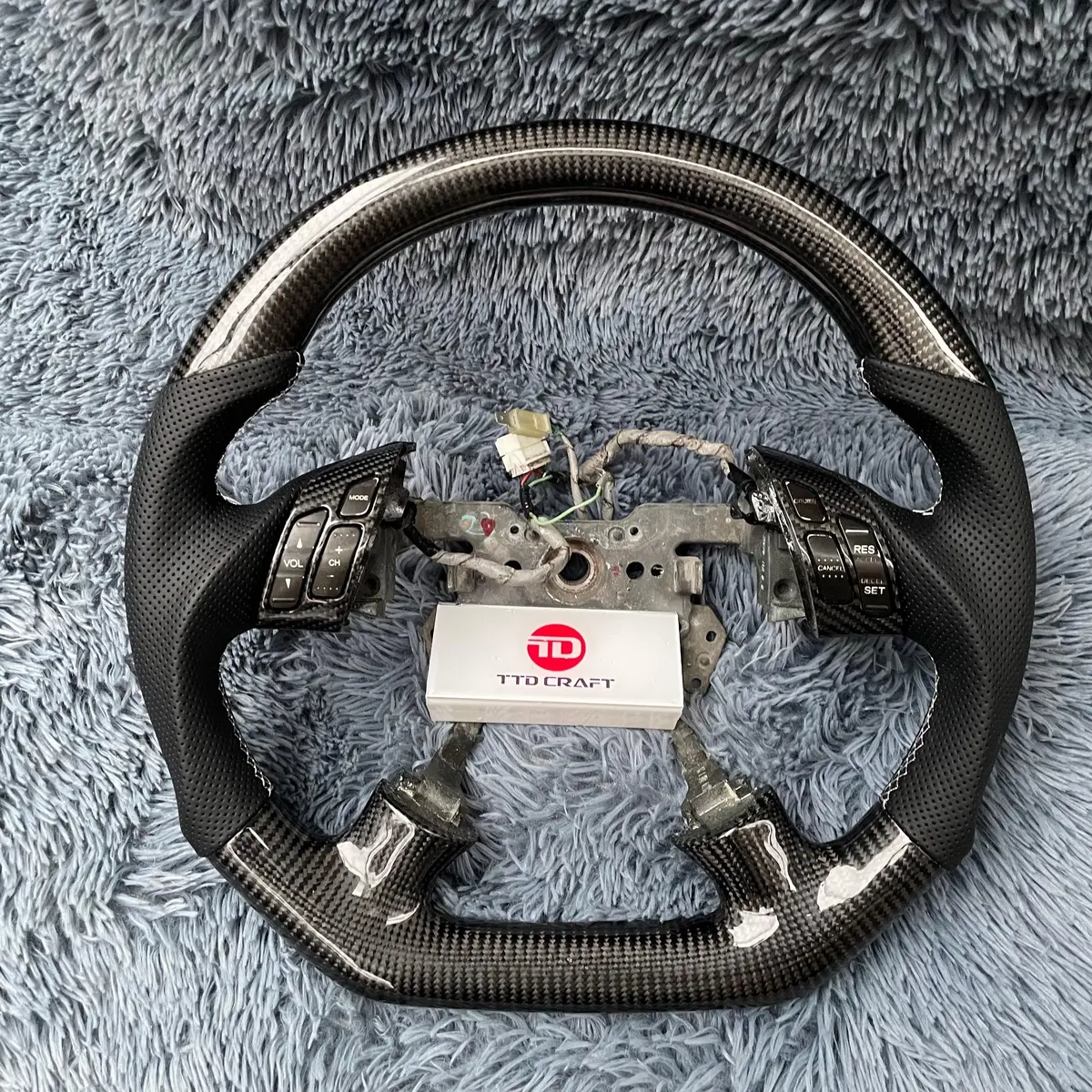 Fits Honda Accord 2003-2007 Carbon Fiber Steering Wheel | Ttd Craft 1