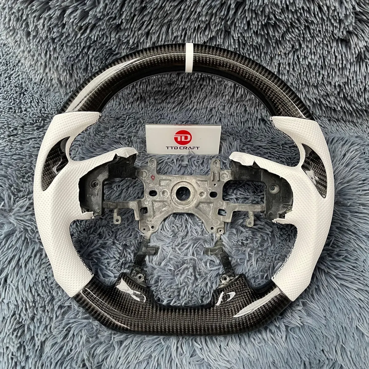 Carbon Fiber Steering Wheel For 2013-2017 Honda Accord 9Th Gen Upgrade | Ttd Craft 1