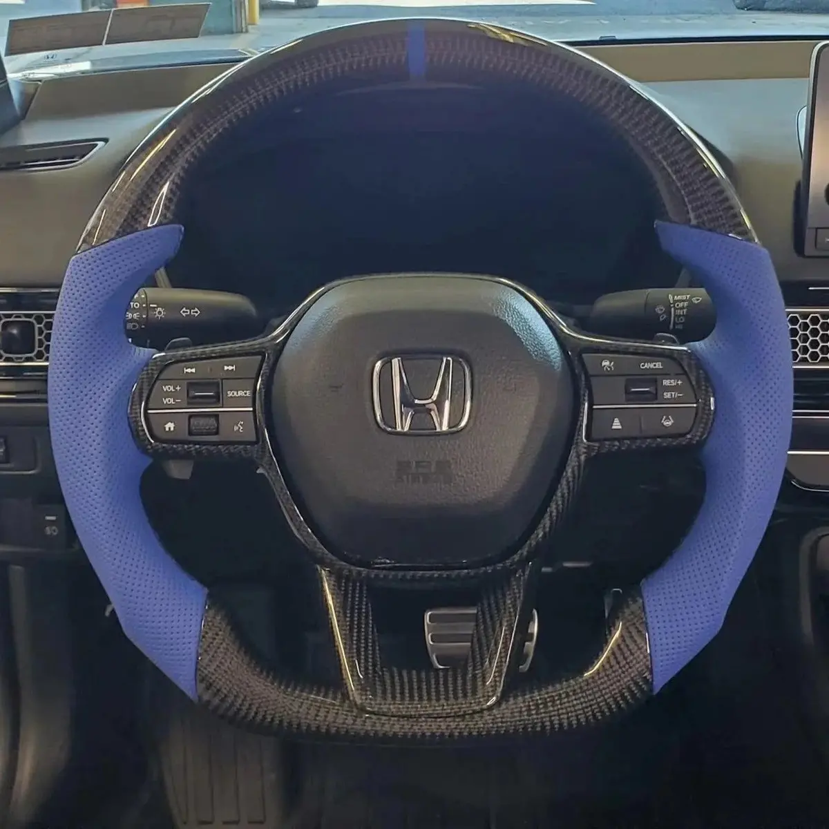 2023-2026 Acura Integra Carbon Fiber Steering Wheel Custom Flat Bottom |Ttd Craft 1