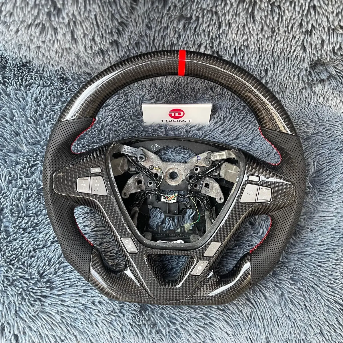 Acura Mdx 2007-2013 Carbon Fiber Steering Wheel |Ttd Craft 1