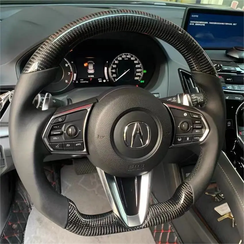 2019-2025 Acura Rdx Carbon Fiber Steering Wheel Custom Flat Bottom|Ttd Craft 1