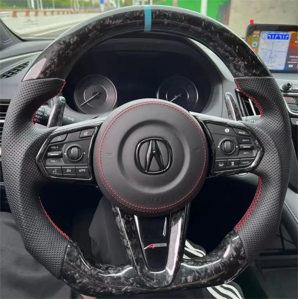 Acura Rdx 2019-2025 Forged Carbon Fiber Steering Wheel |Ttd Craft 1