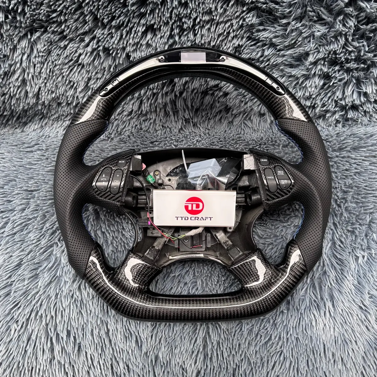 Acura 2004-2006 Tl Led Carbon Fiber Steering Wheel| Ttd Craft 1