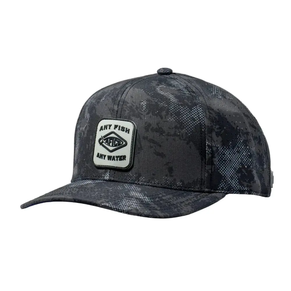 Aftco Flippin' Tech Hat - Black Storm Camo 1