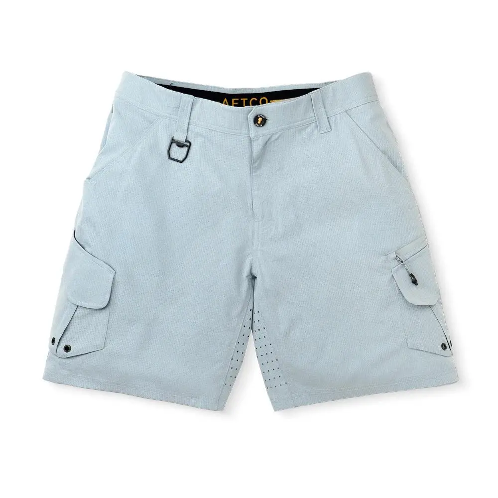 Aftco Pinnacle Fishing Shorts - Harbor Gray 1