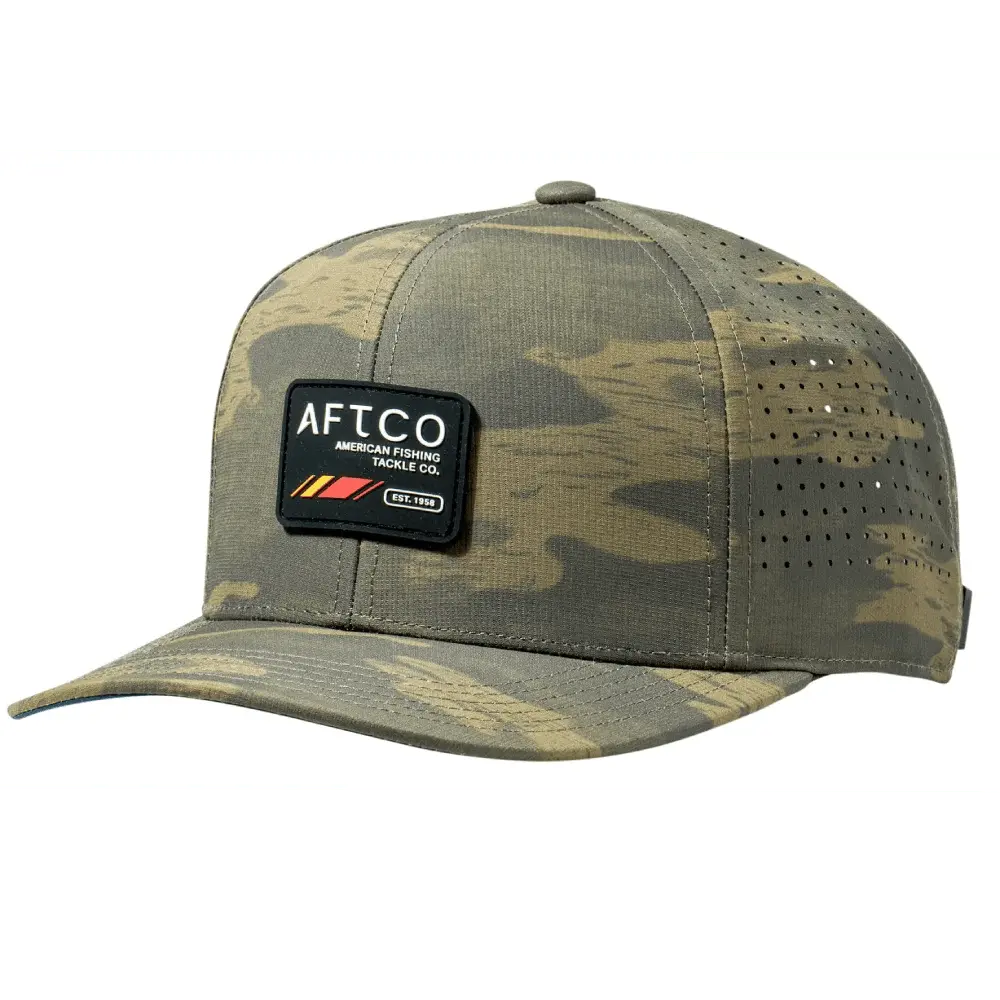 Aftco Shorline Tech Hat - Oxide Blur Camo 1