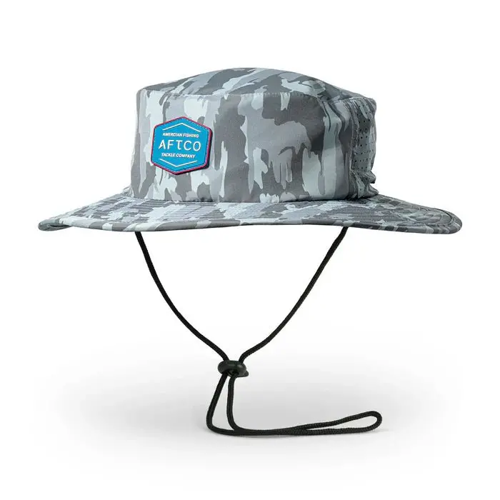 Aftco Tropics Booney Hat - Steel Current Camo 1