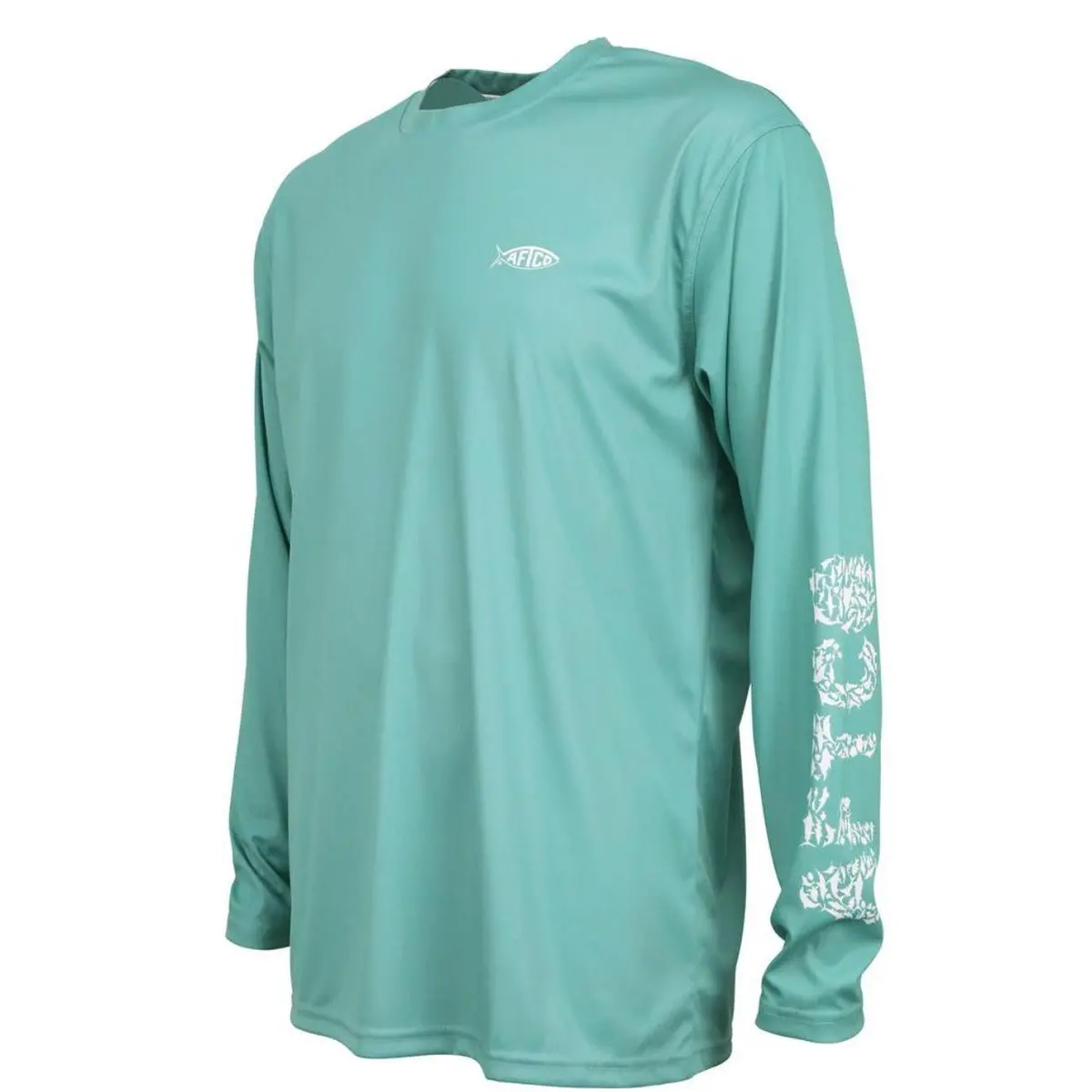 Aftco Jigfish Uv Protection Ls Fishing Shirt - Agate 1