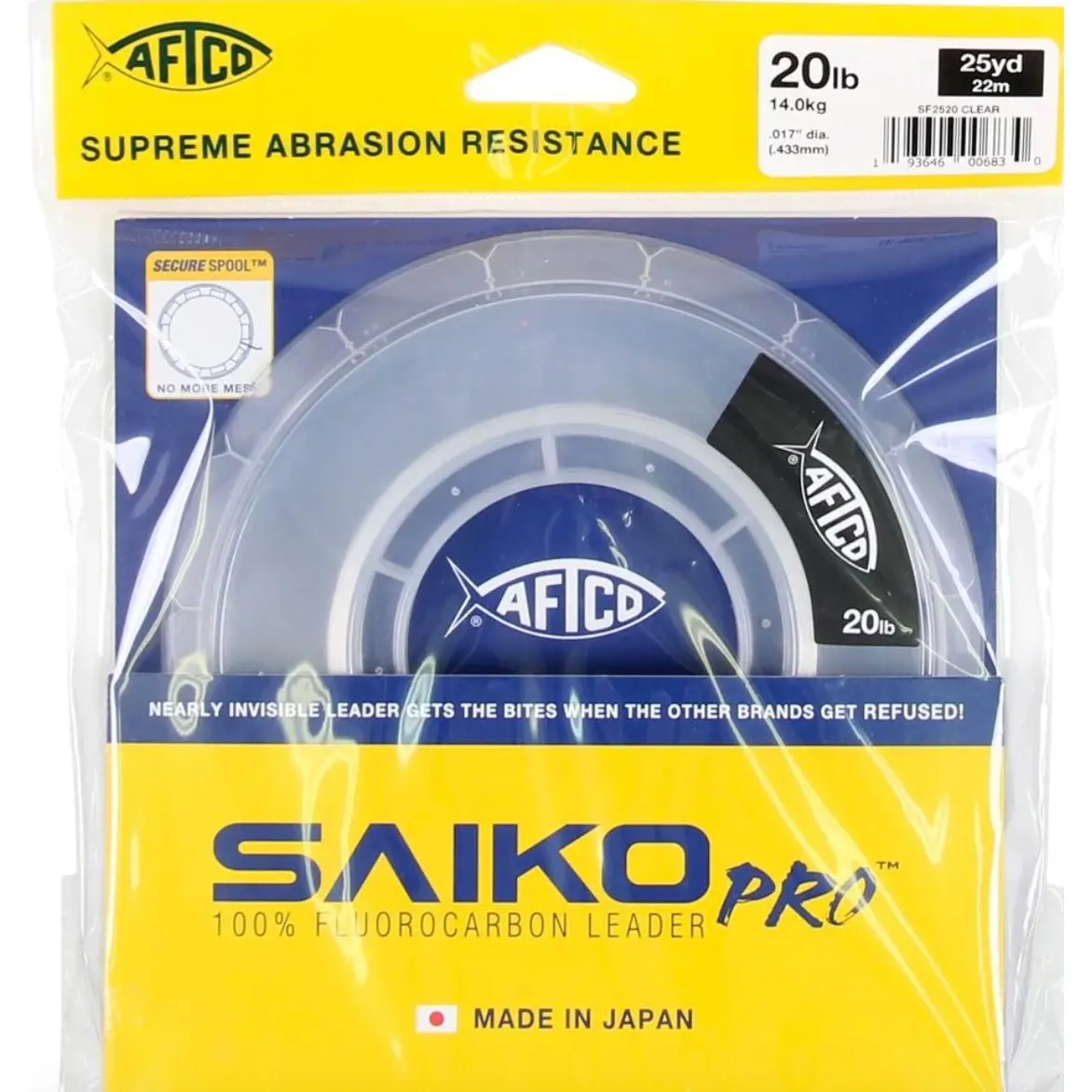 Aftco Saiko Pro Fluorocarbon Leader Line 1