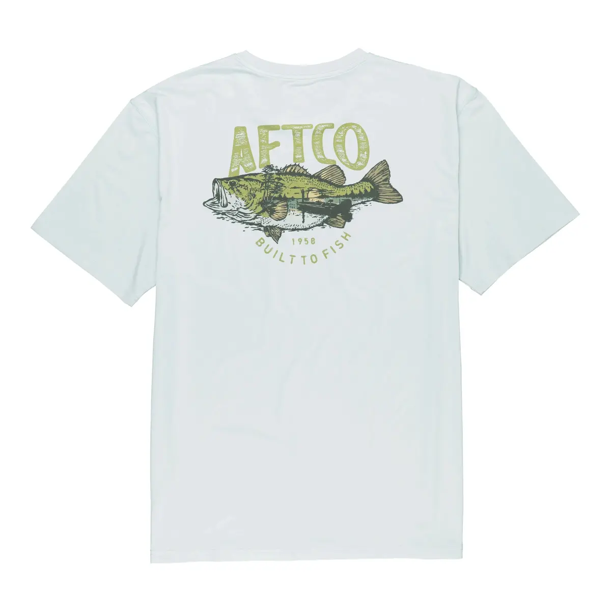 Aftco Wild Catch Short Sleeve Tee - Sprout 1