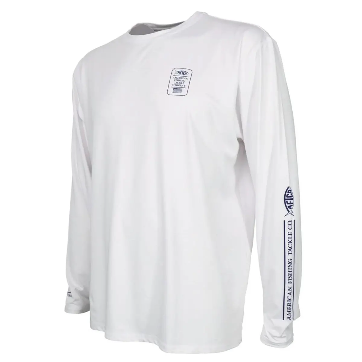 Aftco Wingman Ls Performance Shirt - White 1