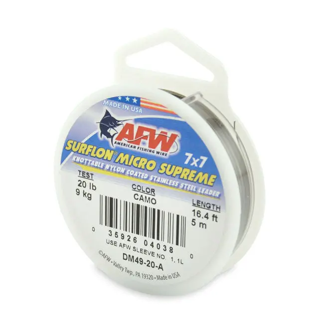 Afw 7X7 Nylon Coated Surflon Micro Supreme Knottable Wire 1