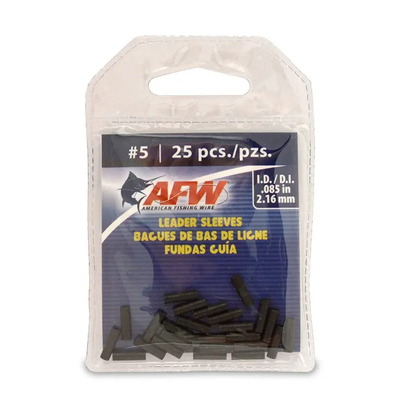 Afw Single Barrel Leader Sleeves / Crimps 1