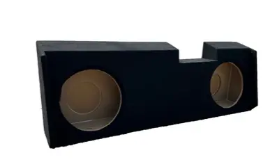 King Boxes Ag19-10 Dual 10" Carpeted Box 2019-23 Chevy/Gmc Crew Cab 1