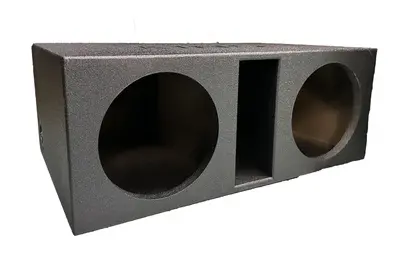 King Boxes Ak-12Dvxl Spray-Lined Dual Vented 12" Xl Subwoofer Box 1