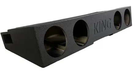 King Boxes Ak-G25-48 Spray-Lined Quad 8" Box For 2007-16 Chevy/Gmc Crew Cab 1