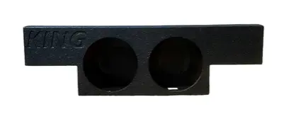 King Boxes Ak-Gmc03-10 Dual 10" Spray-Lined Box 2003-06 Chevy/Gmc Crew Cab 1