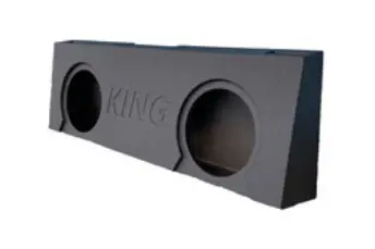King Boxes Ak-Gmc17-12 Dual 12" Spray-Lined Box 2007-13 Chevy/Gmc Crew Cab 1