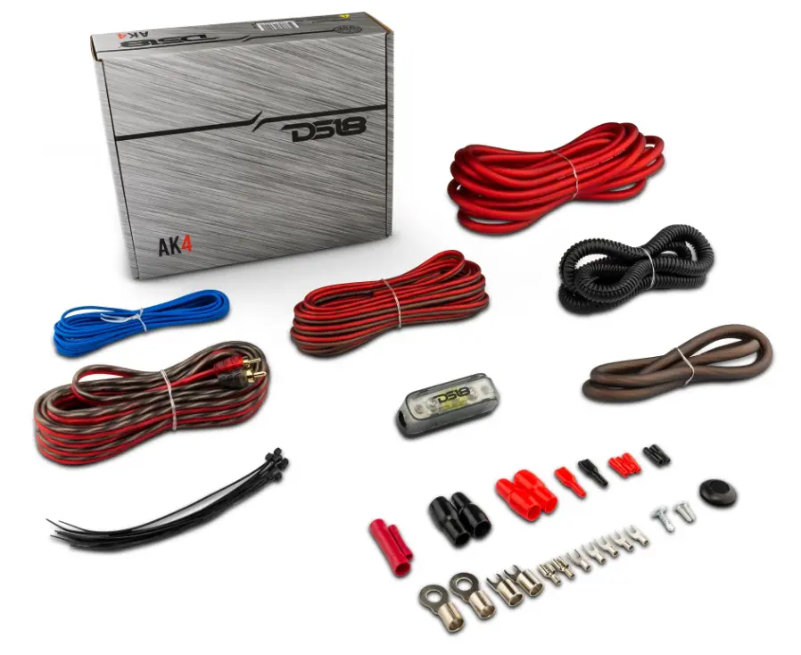 Ds18 Ak4 Amp Kit 4 Gauge With Anl Fuse Holder 1