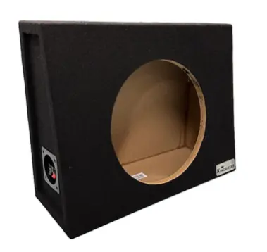 King Boxes Akt112s Single Sealed 12" Wedge Style Subwoofer Box 1