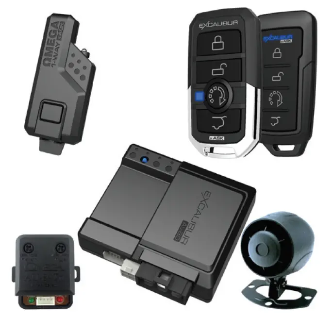 Omega Excalibur Al1680 1-Way Remote Start, Security, And Keyless Entry 1
