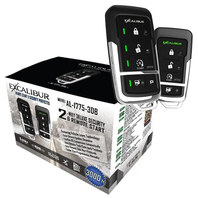 Omega Excalibur Al17753db 2-Way Remote Start, Security, And Keyless Entry 1